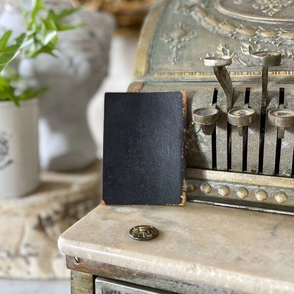 Vintage 1950 Certificate of Award Perfect Attendance Tardy or Absent Leather - Picture 3 of 3